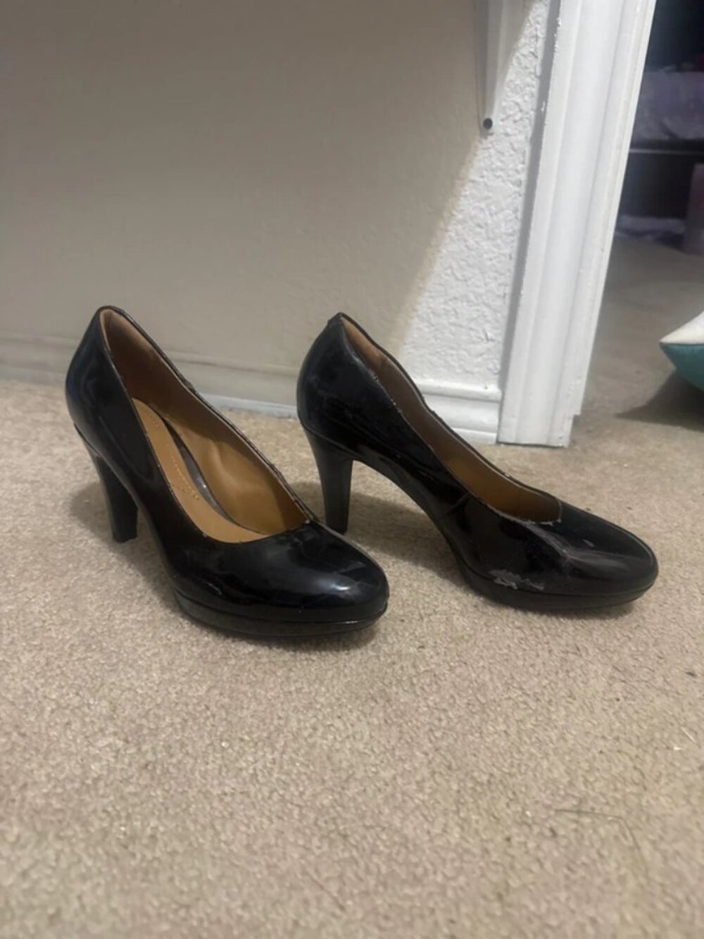 American Airlines Flight Attendant Cabin Crew Stilettos Pumps Uniform Work Heels